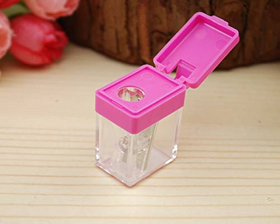 Amazon.co.jp: 三菱鉛筆 ポケット シャープナー 鉛筆削り ピンク