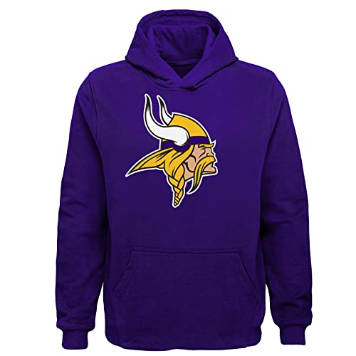Outerstuff NFL Youth Boys (8-20) Primary Logo Team Color Fleece Hoodie Minnesota Vikings Purple X-Large(18-20)