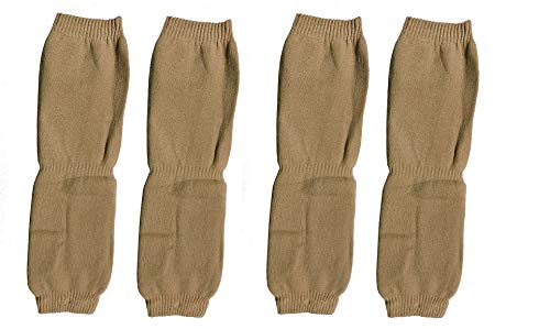 Image of Knee Warmers, Woolen Knee Cap Leg Warmer | Unisex Elastic Support Leg Knee Warm & Winter Protector Knee Cap /Knee Jacket - Fully Stretchable (Skin Color)