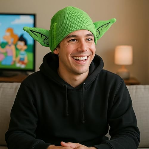 Image of Dragon Ball Z Piccolo Head with Ears and Antennas Knit Beanie