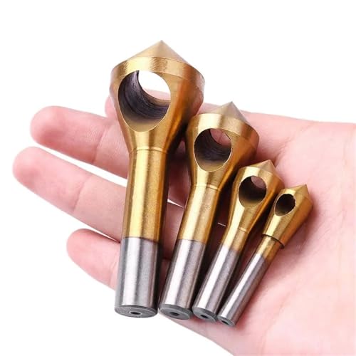 Foret à fraiser de 5-10mm pour ébavurage et chanfreinage du bois et métal - 4
