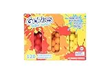 Goblies - Throwable Paintballs. Washable, Nontoxic, Plant-Based Toy for Outdoor Fun Games for Kids 6+. Pack of 3 (120 Count, Red/Orange/Yellow)