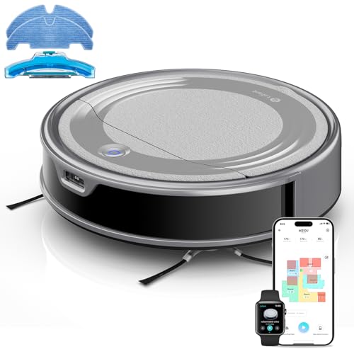 Lefant M310 Ultra Robot Vacuum and Mop, 6000Pa Suction-Slim Robotic Cleaner with ToF LiDAR Navigation, Accurate Obstacle Avoidance, WiFi/App/Alexa Control, 170min Runtime, for Pet Hair and H