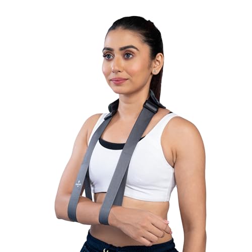 Image of PROVA Arm Sling Strap for Men & Women | Adjustable Arm Support Strap for Shoulder, Elbow & Wrist | Comfortable Daily Use for Injury Recovery