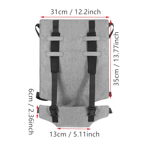Portable Safety Seat Harness for Baby High Chair, Foldable Washable Cloth Harness Chair Adjustable Straps for Infant Feeding, Universal Baby Dining Desk Safety Harness for Travel Home Restaurants Shopping - Image 3