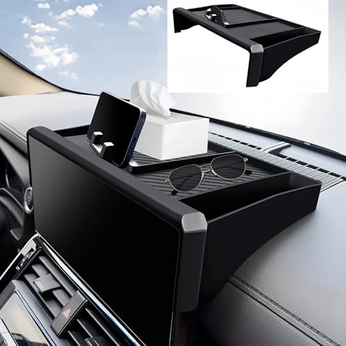 MozattAuto LC300 Dashboard Organizer for Toyota Land Cruiser 300 2022-2024, Dash Phone Holder, Dash Cover， Silicone Interior Accessories