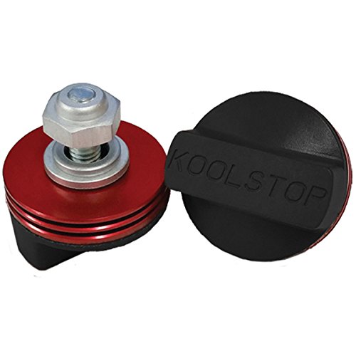 Kool-Stop International Bicycle Brake Pads - Pair - KS-DR2DL (Black/Red)