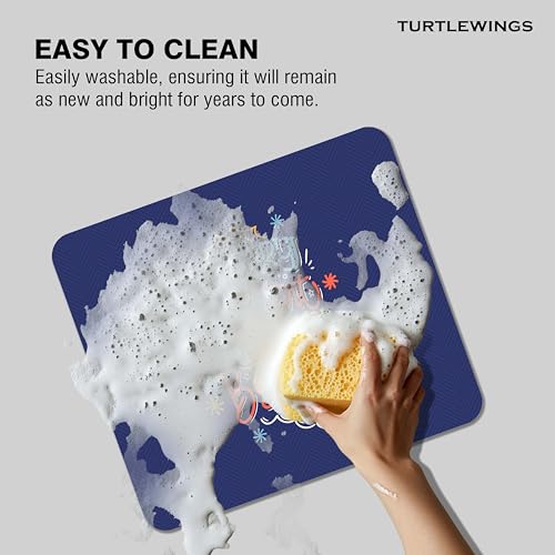 Image of TURTLEWINGS | Mousepad | Inspirational Quote Mousepad - 22x18 cm, 3mm Thick | Abstract Design Non-Slip Rubber Base | Office, Study & Gaming Use | Premium Smooth Surface 222 (12)