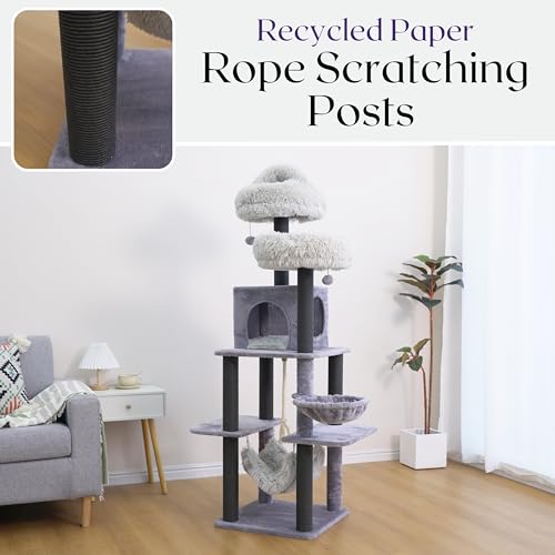 Arbol para Gatos Bradbury 7 Niveles con Camas y Rascadores miniatura 4