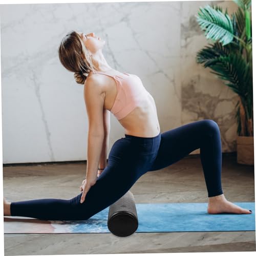 Rodillo de espuma de alta densidad para yoga y masaje muscular, 15 x 45 cm, superficie lisa para alivio de tejidos miniatura 5