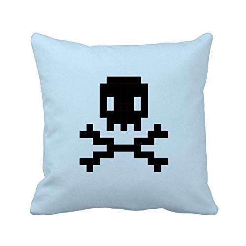 Oreiller de canapé bouée pixel 40x40cm aux finitions soignées multicolores