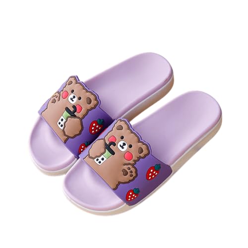 Cute Bear Summer Slippers Sandals Women Non Slip - Outdoor & Indoor Footwear For Beach Travel Shower Flip Flops Women