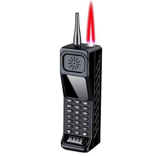 Encendedor Vintage estilo teléfono negro retro a butano
