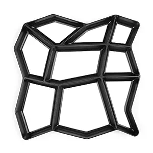 Paving Path Border Maker Path Molder Reusable Concrete Cement Stone Design Paver Walk Mould DIY Reusable Concrete Brick Mold' 