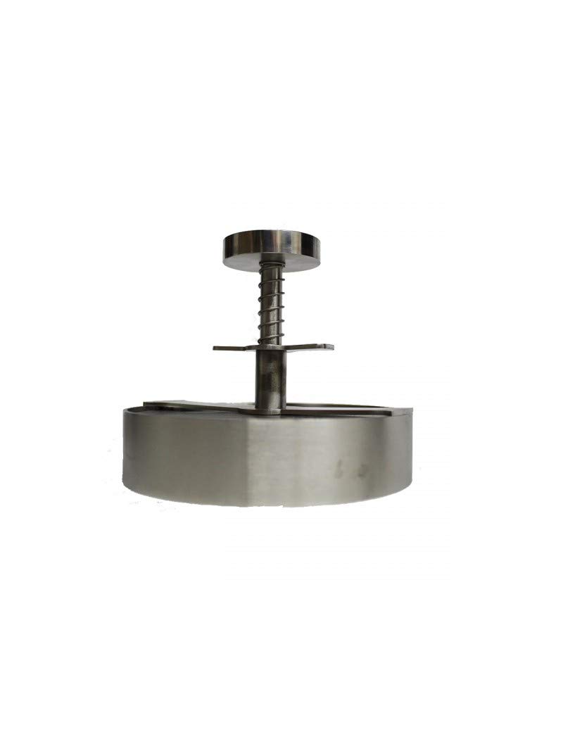 PRESSA per Hamburger Manuale Inox Diametro 150 mm.