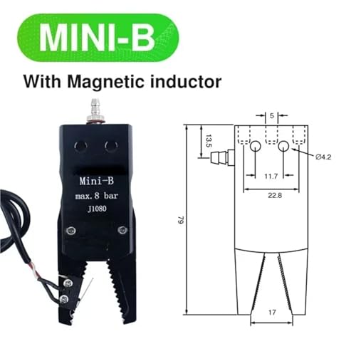 Mini pince pneumatique haute précision avec capteur MINI B SWITCH - 3