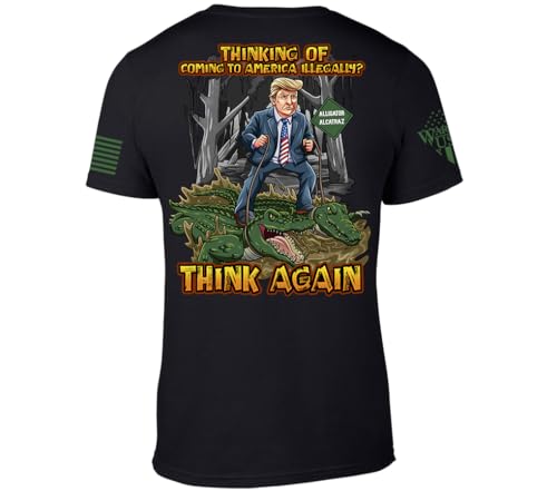 Alligator Alcatraz T-Shirt – Bondi Blue, Cotton-Polyester Blend, American Made, Regular Fit, XX-Large