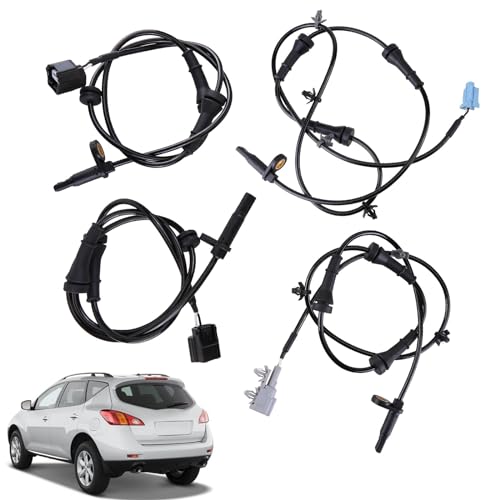 Vorally Front Rear Left & Right ABS Wheel Speed Sensor ...