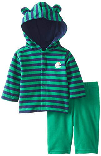 Gerber Baby-Boys Newborn Hooded Cardigan and Pant Set