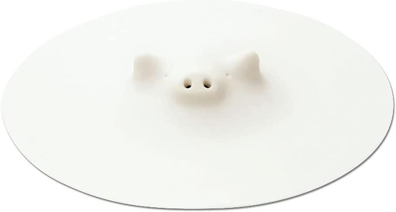 Piggy Steamer Microwave Lid 5.5 in - Set of 2 - Multipurpose for Steaming, Covering, and Opening Jars - White image 3