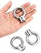 QWORK Lifting Eye Nut, 4 Pack, 1/2
