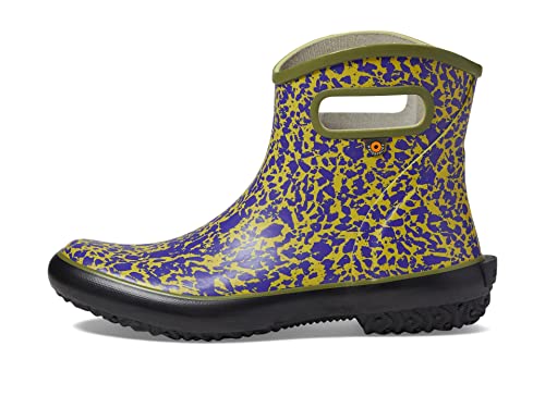 Bogs Women's Patch Ankle-Spotty Boot, Olive Multi, 8 #TOP19