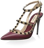 valentino pumps nieten  Valentino Damen Rockstud Knöchelriemchen Pumps, (kastanienbraun), 40 EU