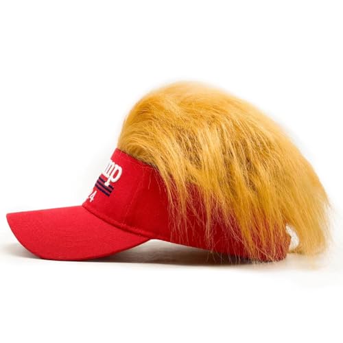 Donald-Trump-2024-Hat-with-HairTrump-45-47-Make-America-Great-Again-Wig-Hat-Embroidered-Ultra-Adjustable-MAGA-Baseball-Cap