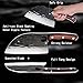 ROCOCO 3PCS Butcher Cleaver Knife Set for Meat Cutting Serbian Chef Knife Viking Boning Cleaver with Sheaths for Kitchen Outdoor BBQ Camping Birthday Father Mother Christmas Gift Idea Men