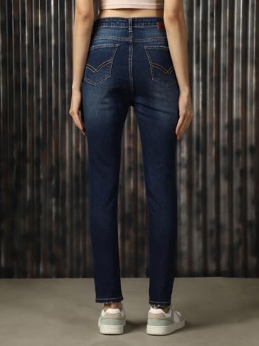Image of High Star Women Washed Skinny fit Highrise Stretchable Jeans