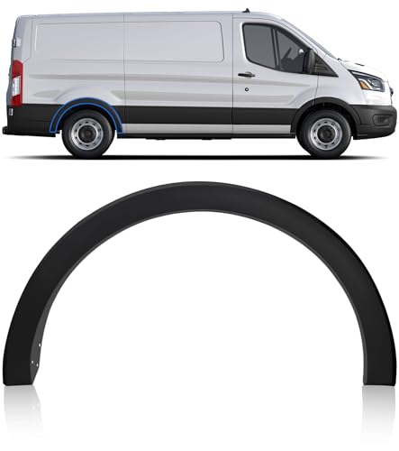 YUWUTF Rear Right Fender flare Molding Trim Wheel Cover Compatible with 2015-2023 Transit 150 250 350,Rear Passenger Side Door Fender Replace FO1790121 CK4Z61280K97AC