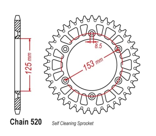 Pignons avant arrière pour réparer transmission usée CR125R CRF250X