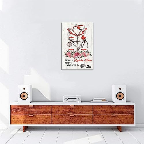 Décoration murale infirmière pour cabinet médical et bureau d'hôpital