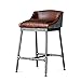 Bar chair Krzesło vintage stary żelazny stołek barowy stołki barowe stołki barowe amerykański stołek barowy kawiarnia salon bar (opcjonalnie wiele rozmiarów) (Rozmiar: 90 cm)