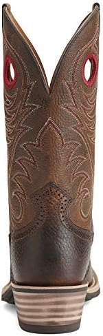 Ariat Mens Heritage Roughstock Western Boot Earth/Brown Bomber 10.5 Wide | Image 4