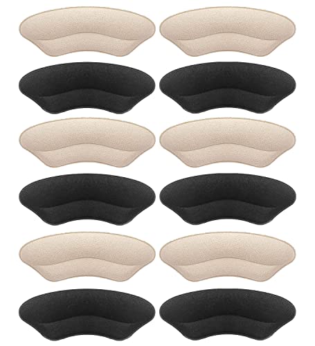 Heel Grips Liner Cushions Inserts for Loose Shoes, Heel Pads Snug...