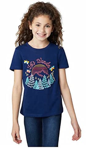 Eddie Bauer Youth Girl's 3 Pack Short Sleeve T-Shirts (as1, Alpha, s, Regular, Pastal Lilac, Small(7/8))3
