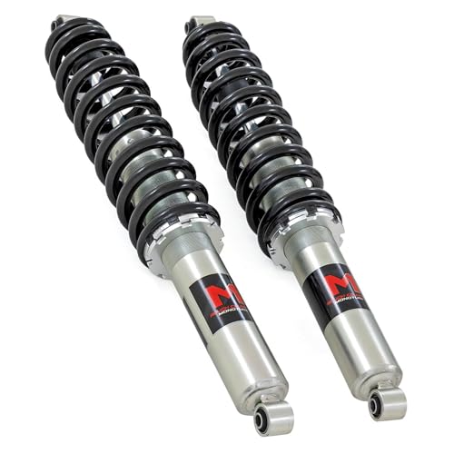 Rough Country M1 Adjustable Rear Coilover Shocks for CFMOTO UFORCE 1000/1000XL - High-Performance Monotube UTV Suspension Shocks, Set of 2
