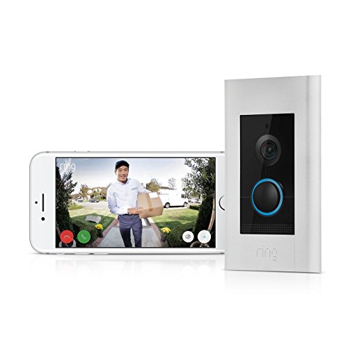 Ring Video Doorbell Elite - Caméra de Sonnette - sans Fil - 802.11b/g/n - 2.4 Ghz, 5 GHz
