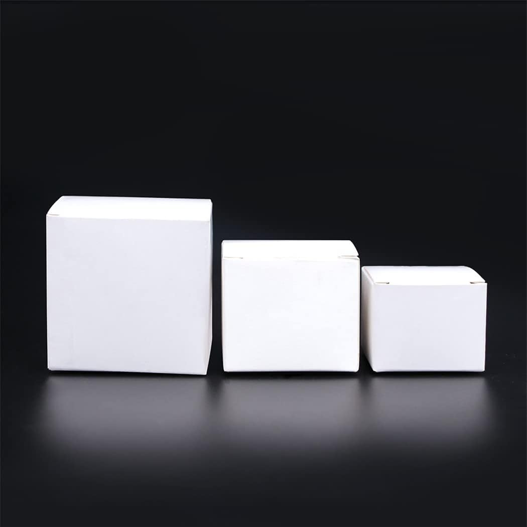 White Small Gift Box Packaging Box 350G Square Blank Cardboard Box Spot Cosmetics Box