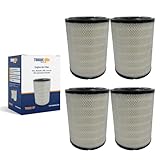TORQUE 4 Pack of Engine Air Filter Compatible with Select semi Trucks Replaces RS2863 AF25220