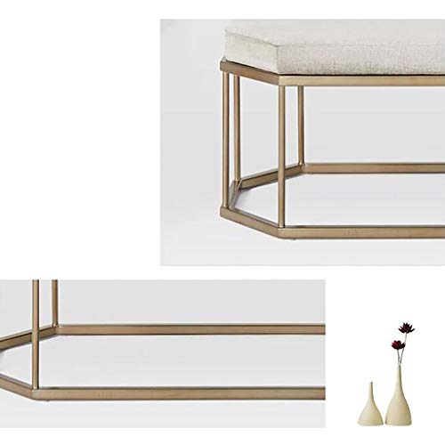 Banc à chaussures blanc multi-usage en bois pour entrée et salon - 6