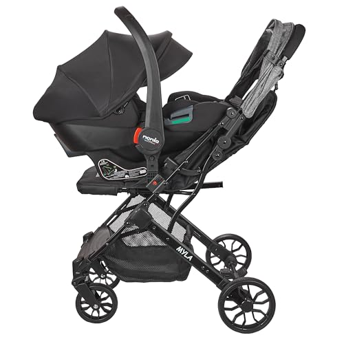 Passeggino per bambini dai 6 ai 36 mesi con seggiolino da auto BEONE 0+ (0-13 Kg)