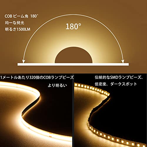 Tira LED MDee 5m 4000K Flexible 320 LEDs/m DC 5V miniatura 3