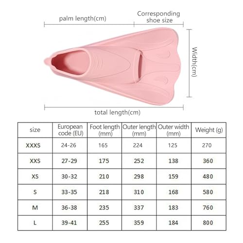 Palmes de plongée souples et légères pour l'apprentissage enfant - 2