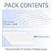 Teling 15 Pieces Shelf Label Holder, Clear Plastic 0.875'' x 6'' Shelves Clip Wood Tags Ticket Sign Label Metal Holders for 0.75'' Thick Shelves Includes Matched Blank Inserts Offices Libraries