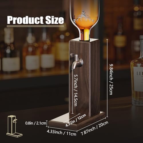 Ash Wood Whiskey Liquor Dispenser 41 Product Image