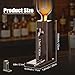 Ash Wood Whiskey Liquor Dispenser for Home Bar,Leakproof Alcohol Dispenser for Bourbon/Scotch,Includes Liquor Bottle Pour Spouts,Ideal Whiskey Gifts for Men (Father's Day,Birthday) Man Cave