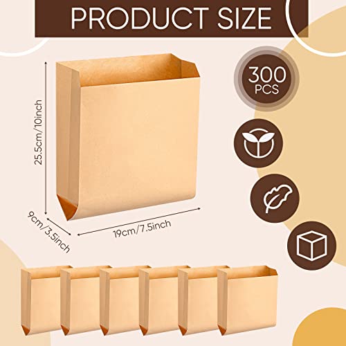 Image of Thenshop 300 Pcs Sanitary Napkin Disposal Bags Waxed Kraft for Bathroom | Feminine Hygiene Liner for Bathroom Dispensers, 7.5 X 10 Inch Waste Receptacle Liners, Business Restroom Personal Use