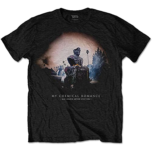 My Chemical Romance Homme May Death Cover MCR T-Shirt Noir